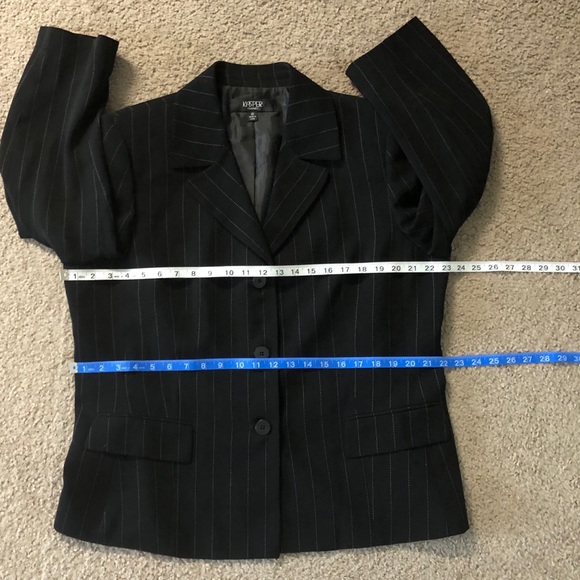 Kasper 🌹Business Striped Blazer Jacket  Sz 18 🦋 - Picture 5 of 8